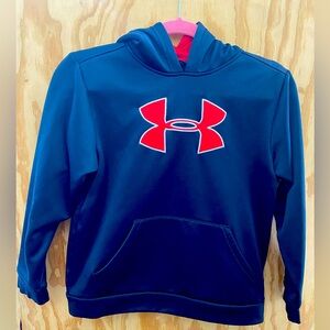 Under Armour Black and Red Hoodie